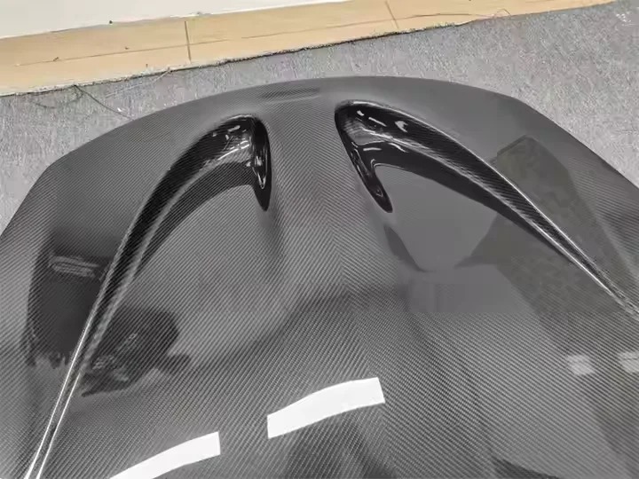 New Carbon Fiber Front Bumper Engine Hoods & Bonnet Cover for  650S